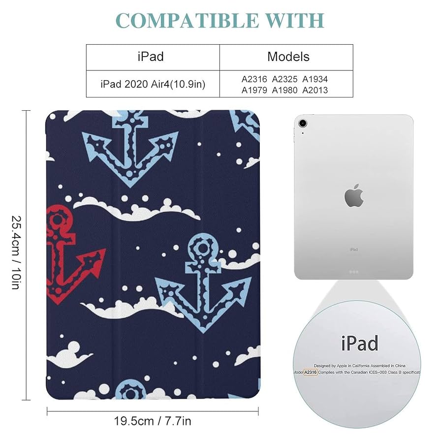 iPad - marines様 Marine Anchor Case for Ipad Tablet Protective Cover IPAD